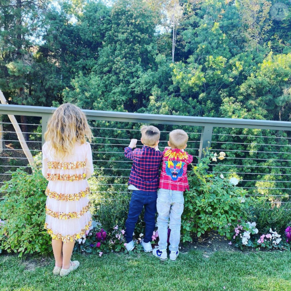 Les trois enfants de Petra Ecclestone et son ex-mari, James Stunt. Novembre 2019.