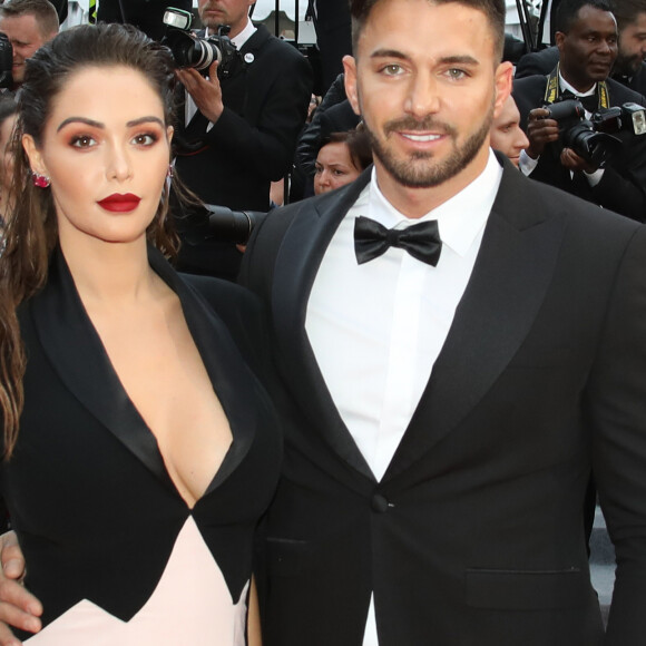 Nabilla Benattia (enceinte) et son mari Thomas Vergara - Montée des marches du film "A Hidden Life" lors du 72ème Festival International du Film de Cannes, le 19 mai 2019. © Denis Guignebourg/Bestimage