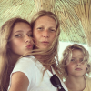 Gwyneth Paltrow célèbre la fête des Mères américaine le 12 mai 2019 avec ses enfants, Apple et Moses.