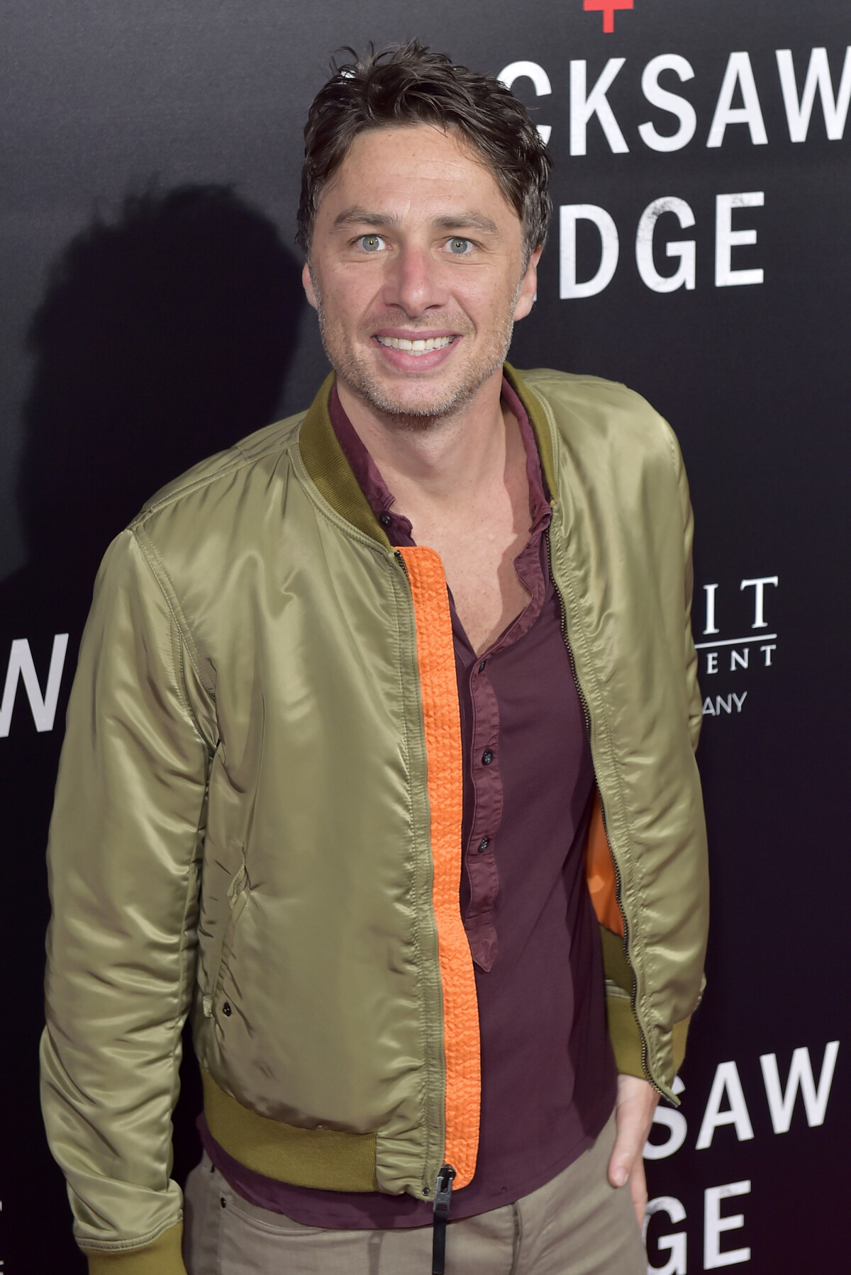 Photo Zach Braff à La Projection De Tu Ne Tueras Point Hacksaw Ridge Au Samuel Goldwin 