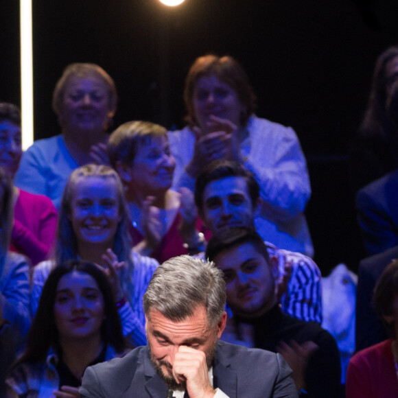 Exclusif - Mimie Mathy, Olivier Minne, Sheila - Enregistrement de l'émission "La Boîte à secrets 4" à Paris, présentée par F.Bollaert, et diffusée le 10 avril sur France 3. Le 23 janvier 2020 © Tiziano Da Silva / Bestimage