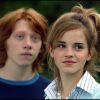 Rupert Grint et Emma Watson tournent "Harry Potter et la coupe de feu".