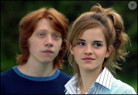 Rupert Grint et Emma Watson tournent "Harry Potter et la coupe de feu".