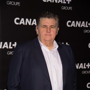 Pierre Ménès - Soirée des animateurs du Groupe Canal+ au Manko à Paris. Le 3 février 2016