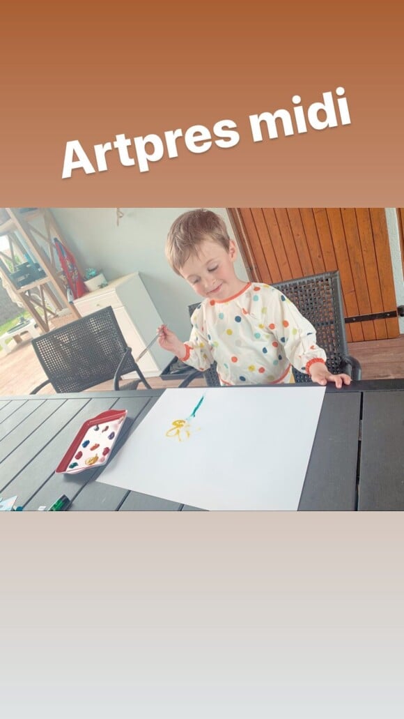 Natasha St-Pier a partagé une nouvelle photo de son fils Bixente, sur Instagram, le 13 avril 2020.