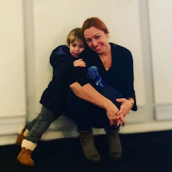 Natasha St-Pier et son fils Bixente sur Instagram en novembre 2019
