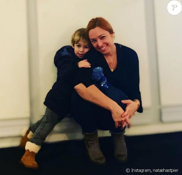 Natasha St-Pier et son fils Bixente sur Instagram en novembre 2019