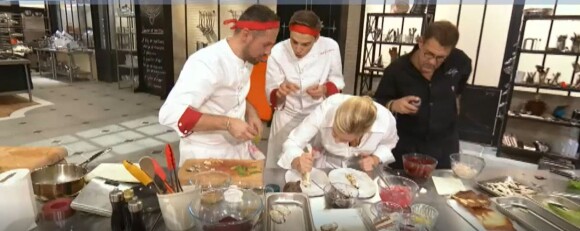 David, Mallory, Hélène Darroze et Michel Sarran - épisode de "Top Chef 2020" du 15 avril 2020, sur M6