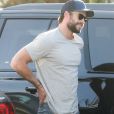 Exclusif - Liam Hemsworth est allé faire du shopping chez John Varvatos à West Hollywood, Los Angeles, le 10 février 2020.