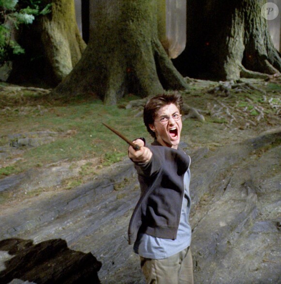Daniel Radcliffe dans le film "Harry Potter et le prisonnier d'Azkaban" en 2004.