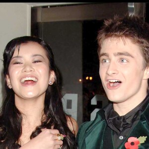 Daniel Radcliffe et Katie Leung lors de la première du film "Harry Potter et la Coupe de feu" à Londres en 2005.