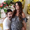 Brandon Jenner et sa fiancée Cayley Stoker, enceinte de jumeaux. Janvier 2019.