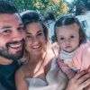 Carla Moreau avec Kevin Guedj et leur fille Ruby, Instagram, le 13 avril 2020