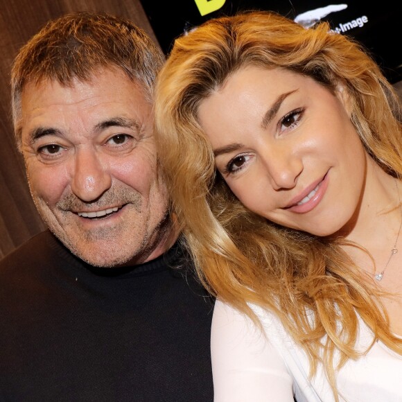 Jean-Marie Bigard avec sa femme Lola Marois Bigard - 38ème salon du livre de Paris à la Porte de Versailles le 17 mars 2018. © Cédric Periin/Bestimage