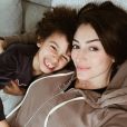 Rachel Legrain-Trapani partage les coulisses de son quotidien, alors qu'elle est confinée avec son fils Gianni. Instagram, mars 2020.