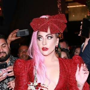 Lady Gaga arrive à l'évènement éphémère Haus Labs Makeup à The Grove, Los Angeles, le 5 décembre 2019