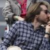 Ophélie Meunier (enceinte) et son mari Mathieu Vergne - Célébrités dans les tribunes des internationaux de France de tennis de Roland Garros à Paris, France, le 8 juin 2019. © Gwendoline Le Goff / Panoramic /Bestimage