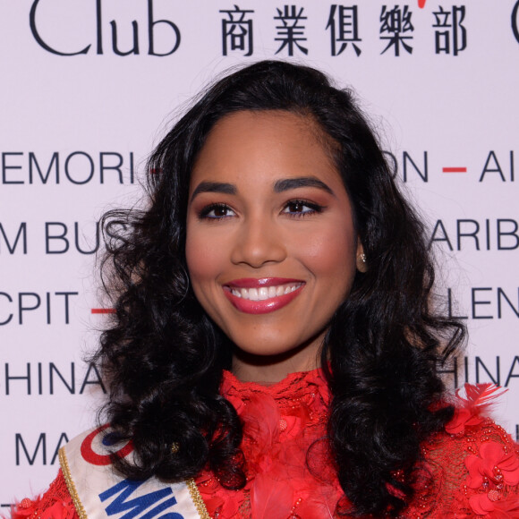 Clémence Botino (Miss France 2020) lors du déjeuner d'affaires "Edition Spéciale Femmes" de la 5ème édition du Chinese Business Club à l'occasion de la journée internationales des droits des femmes au Pavillon Cambon Potel et Chabot, à Paris, France, le 9 mars 2020.© Rachid Bellak/Bestimage