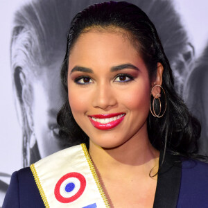 Clémence Botino (Miss France 2020) assiste au nouveau tournoi de tennis WTA l'Open 6ème Sens au Palais des Sports de Gerland à Lyon, France, le 7 mars 2020. © Romain Doucelin/Panoramic/Bestimage