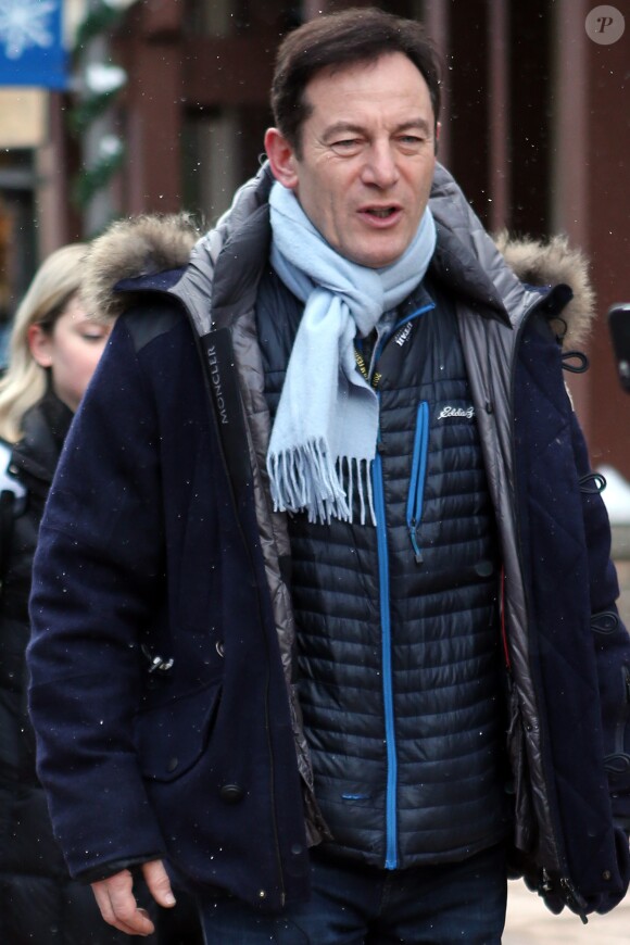 Jason Isaacs dans les rues de Park City lors du Festival du Film de Sundance en Utah, le 22 janvier 2017.