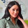Meghan Markle, duchesse de Sussex, en visite au club "Action Aid" à Johannesburg. Le 1er octobre 2019