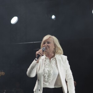 Exclusif - Michèle Torr - Concert Enfant Star & Match à la pinède Gould à Juan Les Pins, France, le 8 juillet 2017. © JLPPA/Bestimage