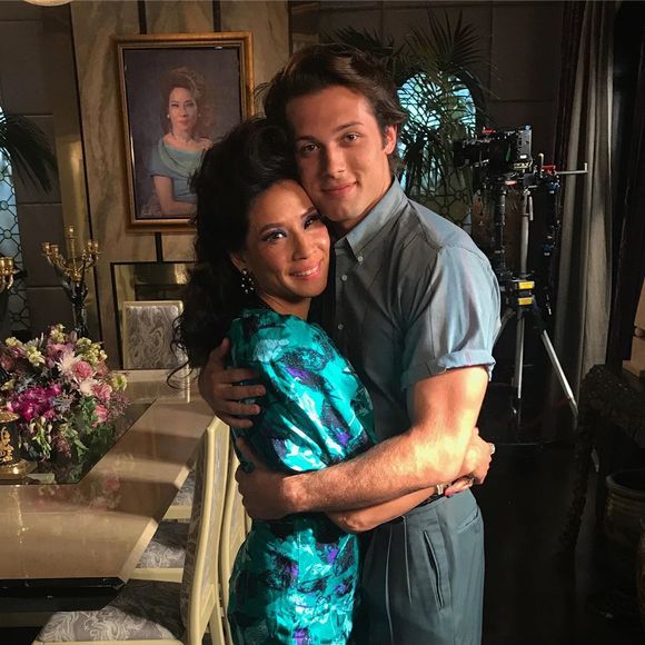 Leo Howard et Lucy Liu le 23 août 2019 sur Instagram.