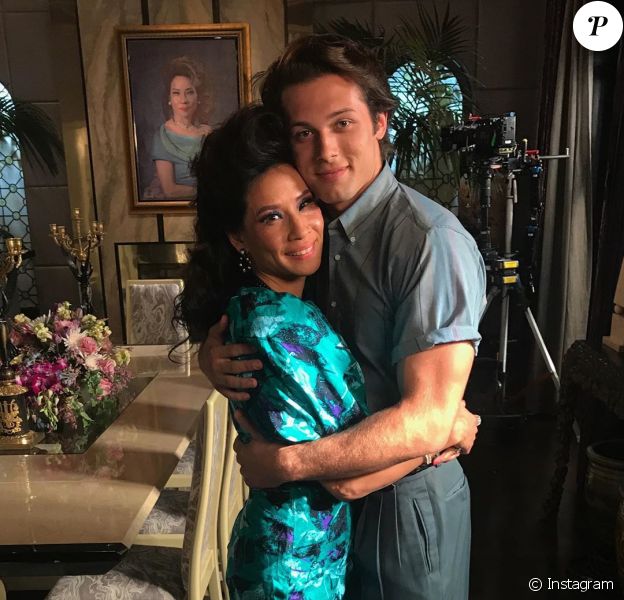 Leo Howard et Lucy Liu le 23 août 2019 sur Instagram.