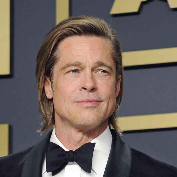 Brad Pitt, lauréat du prix de l'acteur dans un second rôle pour "Once Upon a Time... in Hollywood" - Photocall de la Press Room de la 92ème cérémonie des Oscars 2020 au Hollywood and Highland à Los Angeles le 9 février 2020. © Future-Image via ZUMA Press / Bestimage 09/02/2020 -