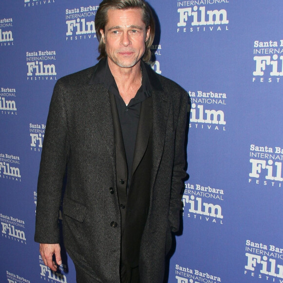 Brad Pitt à la soirée Maltin Modern Master Award en son honneur au 35ème Festival International du Film à Santa Barbara en Californie, le 22 janvier 2020