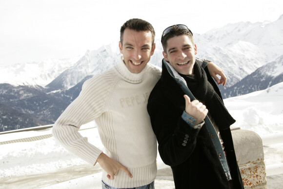 Archives - David Strajmayster (Samantha Lo ) et Guillaume Carcaud (Chantal Matieu) de "Samantha Oups !" lors du Festival International du Film de Télévision de Luchon, le 1er février 2006. © Frédéric Piau/Bestimage