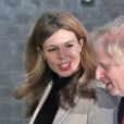 Boris Johnson et Carrie Symonds à Londres. Le 13 décembre 2019.