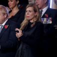 Boris Johnson, Premier ministre et sa compagne Carrie Symonds - La famille royale assiste au Royal British Legion Festival of Remembrance au Royal Albert Hall à Kensington, Londres, le 9 novembre 2019.