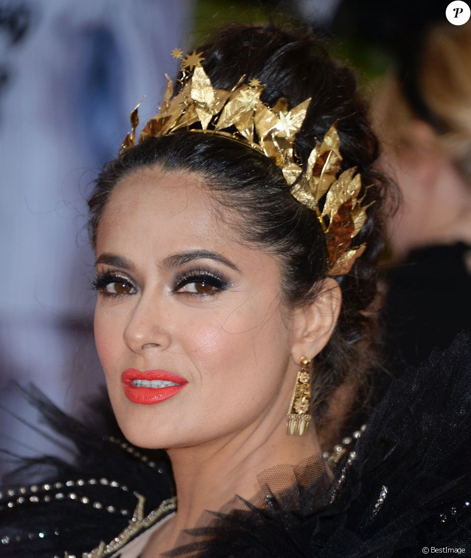Salma Hayek Arrivées des people à la 71e édition du MET Gala sur le