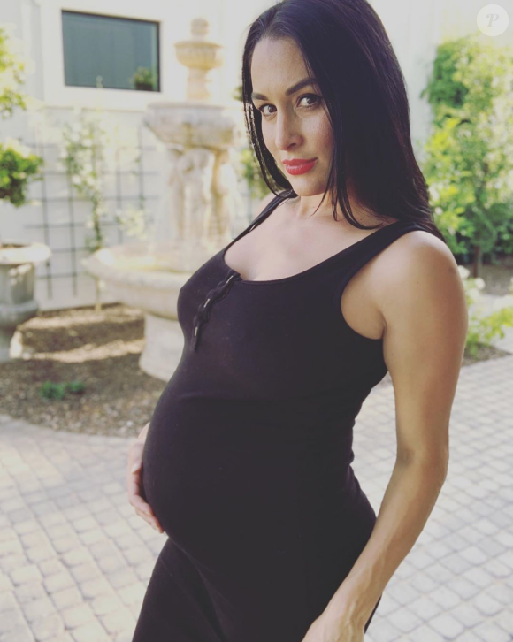 Nikki Bella, enceinte. Mai 2020.