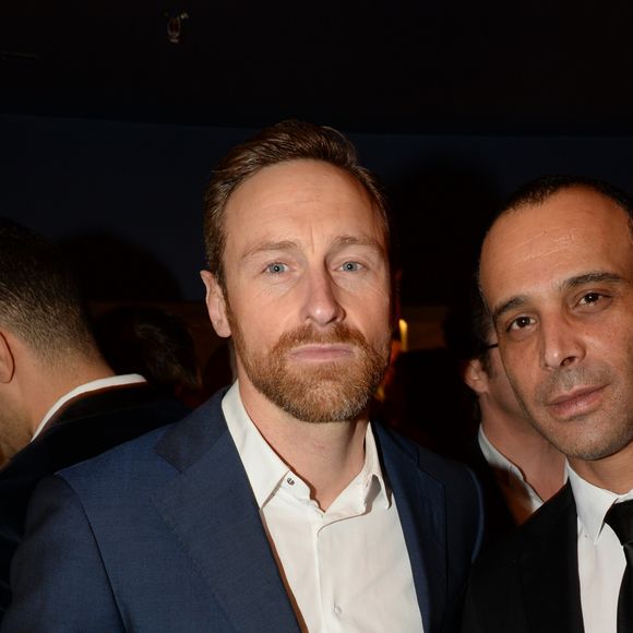 Frank Delay et Adel Kachermi (2be3) - 11ème cérémonie des Globes de Cristal au Lido à Paris, le 30 janvier 2017. © Rachid Bellak/Bestimage