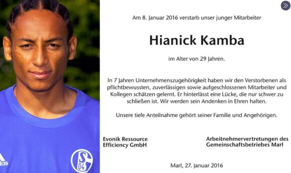Hiannick Kamba, déclaré mort il y a quatre ans, a été retrouvé vivant en mai 2020.