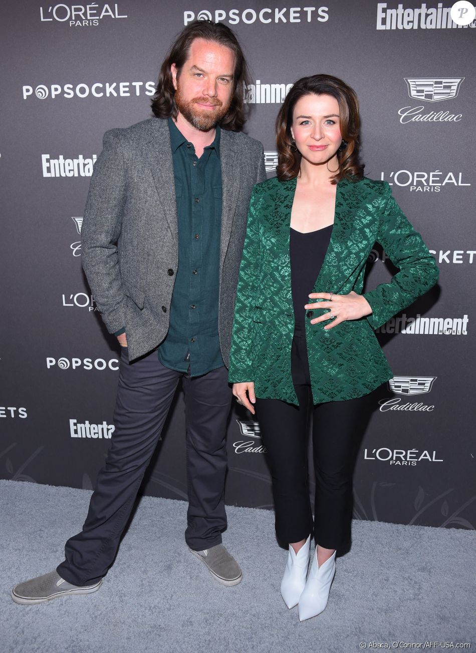 Caterina Scorsone et son compagnon Rob Giles aux Screen Actors Guild