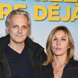 Mathilde Seigner et son compagnon Mathieu Petit lors de l'avant-première du film "Ma famille t'adore déjà !" au cinéma Elysées Biarritz à Paris, le 7 novembre 2016. © Pierre Perusseau/Bestimage