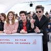 Benjamin Biolay, Vincent Lacoste, Chiara Mastroianni, Christophe Honoré et Camille Cottin au Festival de Cannes 2019 pour le film "Chambre 212".