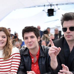 Benjamin Biolay, Vincent Lacoste, Chiara Mastroianni, Christophe Honoré et Camille Cottin au Festival de Cannes 2019 pour le film "Chambre 212".