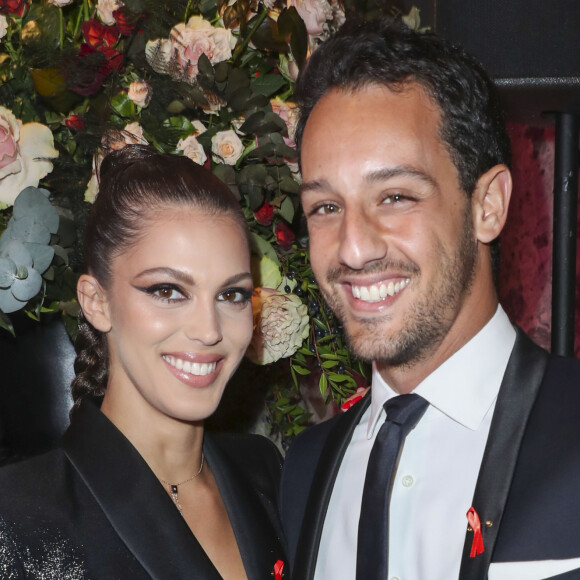 Iris Mittenaere (Miss France et Miss Univers 2016) et son compagnon Diego El Glaoui lors de la soirée de gala de la 18e édition du "Dîner de la mode du Sidaction" au Pavillon Cambon Capucines - Potel et Chabot à Paris, France, le 23 janvier 2020. © Olivier Borde/Bestimage