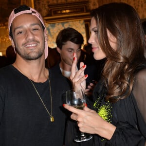 Iris Mittenaere (Miss France et Miss Univers 2016) et son compagnon Diego El Glaoui - After Show du défilé de mode Haute-Couture printemps-été 2020 "Jean-Paul Gaultier" au théâtre du Châtelet à Paris le 22 janvier 2020. © Christophe Clovis-Veeren Ramsamy / Bestimage