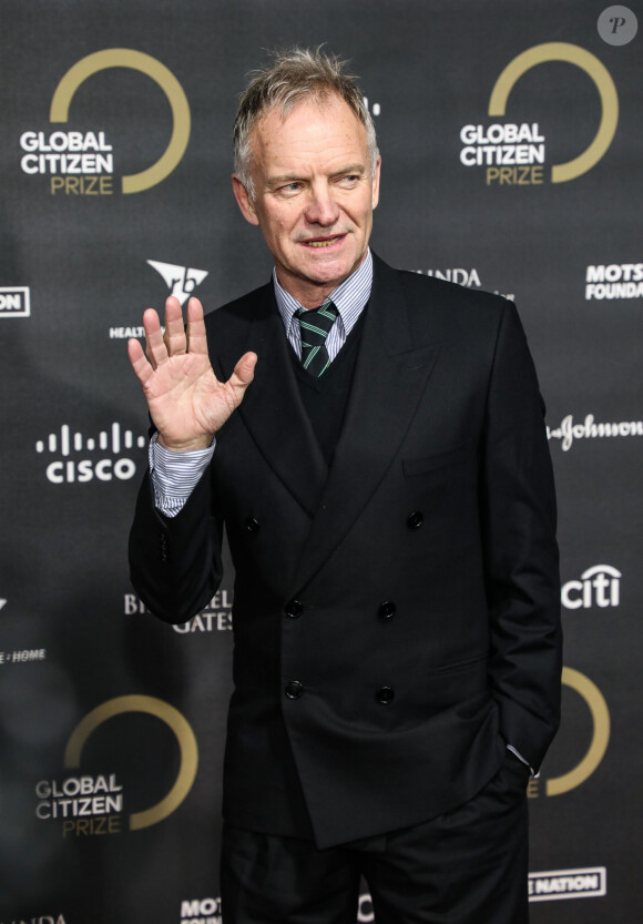 Sting - Arrivées au Global Citizen Prize au Royal Albert Hall à Londres le 13 Décembre 2019