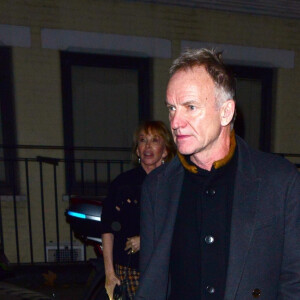 Sting - Les célébrités arrivent à l'after-party au pub "The Lord of the Land" après la projection du film "The Gentlemen" à Londres, le 3 décembre 2019.