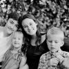 Beckett Cypheridge en famille, avec sa soeur Bailey. Facebook. Le 30 juin 2014.