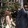 Scottie Pippenet sa femme Larsa au mariage de Michael Jordan et Yvette Prieto à Palm Beach, le 27 avril 2013.