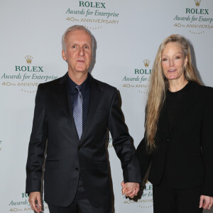 James Cameron et sa femme Suzy Amis - People au 40e anniversaire de "Rolex Awards for Enterprise" à Hollywood. Le 15 novembre 2016.