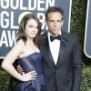 Ben Stiller et sa fille Ella Stiller - Photocall de la 76ème cérémonie annuelle des Golden Globe Awards au Beverly Hilton Hotel à Los Angeles, le 6 janvier 2019.