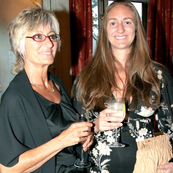 Mary Pierce et sa mère - Dîner des présidents du grand chelem à la Tour d'argent à Paris, le 10 juin 2007.